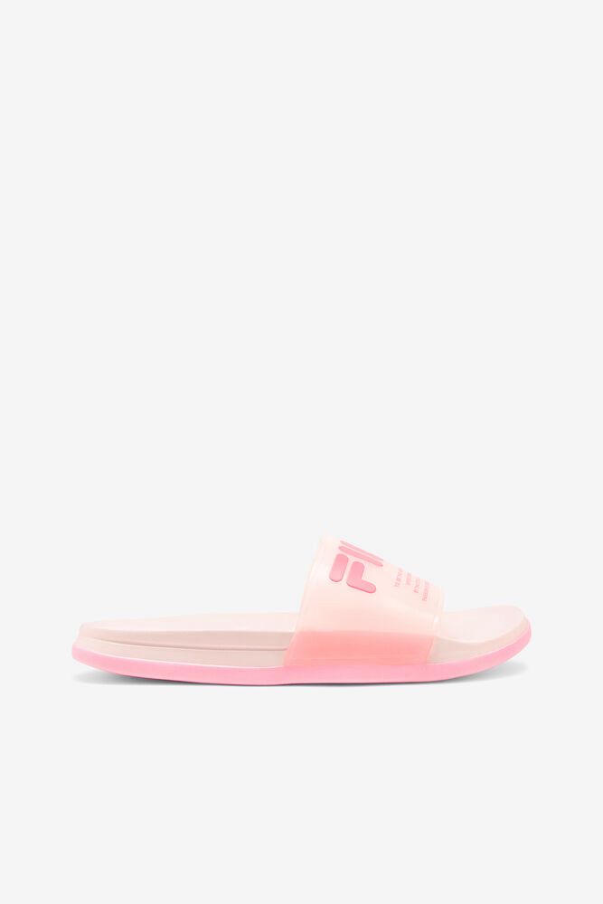 Fila Sandals Drifter Luxe Clear Womens Pink - India HUO-982476